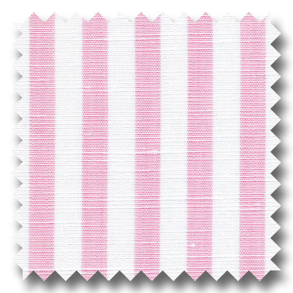 Pink Stripe Cotton and Linen Blend - Custom Dress Shirt