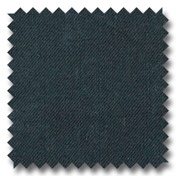 Black Twill Royal Gabardine Super 120's Worsted Wool