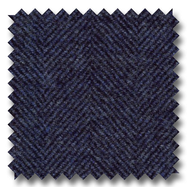 Zegna Blue Herring Bone Custom Blazer