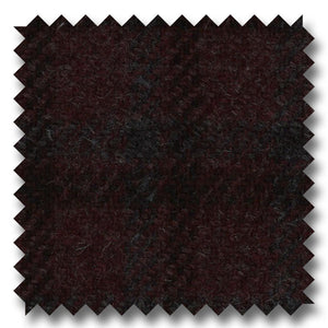 Zegna Cashmere Maroon Check Custom Blazer