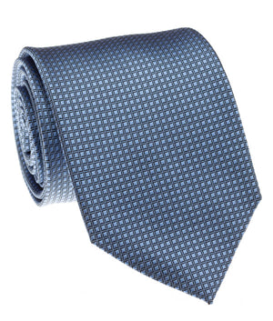 Blue Solid Grid Tie