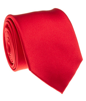 Red Satin Tie