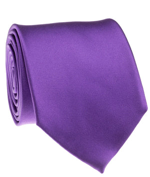 Purple Satin Tie