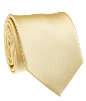 Cream Satin Tie