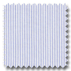 Dark Blue Stripe 2Ply Broadcloth - Custom Dress Shirt