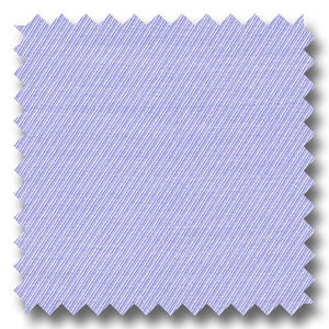 Blue Solid 200 2Ply Twill - Custom Dress Shirt