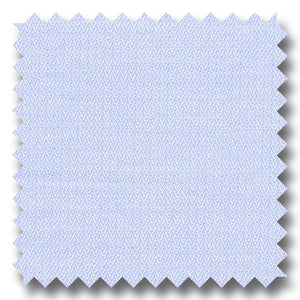 Light Blue Mini Herringbone 200 2Ply - Custom Dress Shirt