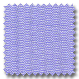 Blue Mini Herringbone 200 2Ply - Custom Dress Shirt