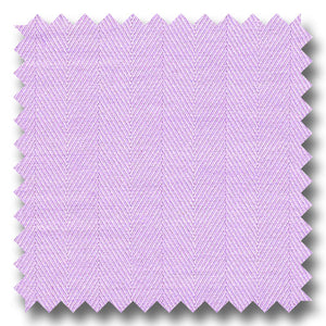 Lavender 200 2Ply Herringbone Broadcloth - Custom Dress Shirt