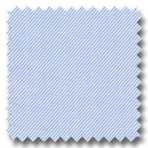 Blue Solid 140 2Ply Twill - Custom Dress Shirt