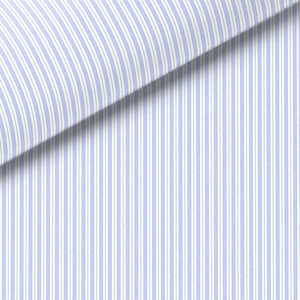 LIGHT BLUE STRIPE POPLIN DRESS SHIRT