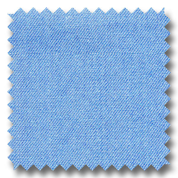 Light Blue Solid Denim 100% Cotton Custom Blazer