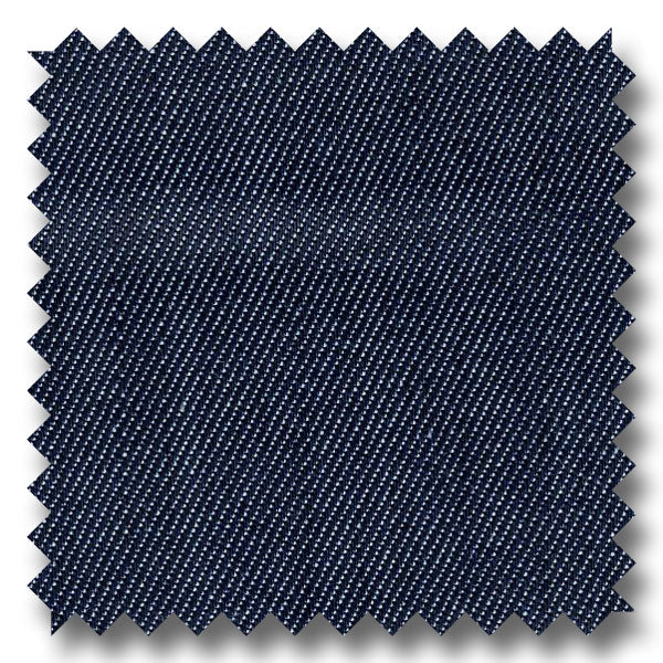 Navy Solid Denim 100% Cotton