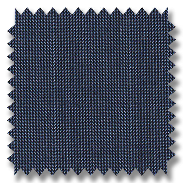 Steel Blue Textured Super 120's Merino Wool