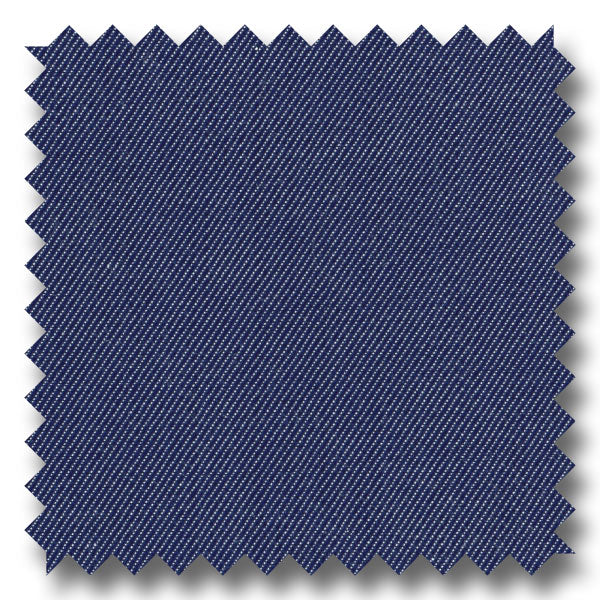 Navy Solid Micro Twill - Custom Dress Shirt
