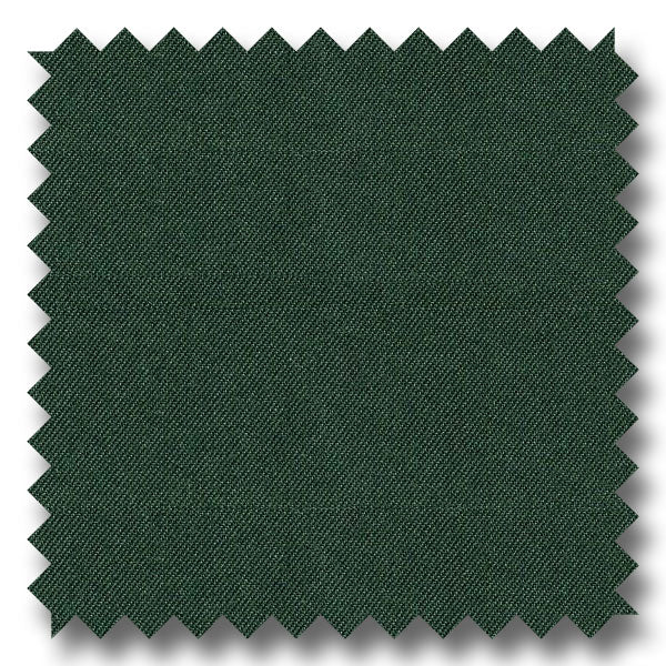 Deep Green Solid Stretch Broadcloth - Custom Dress Shirt
