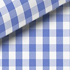 Light Blue Check Twill Dress Shirt