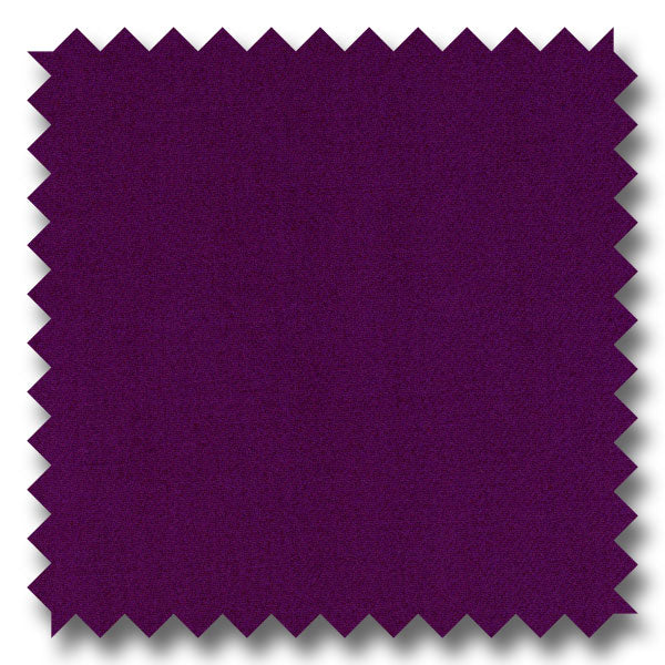 Solid Dark Purple Gabardine