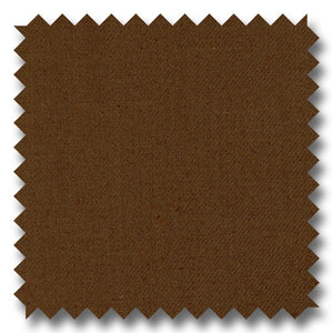 Solid Medium Brown Gabardine