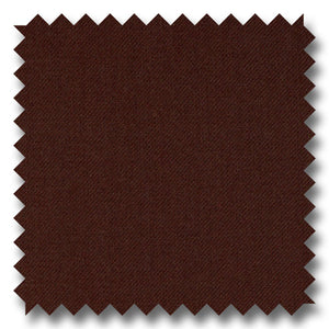 Solid Dark Brown Gabardine