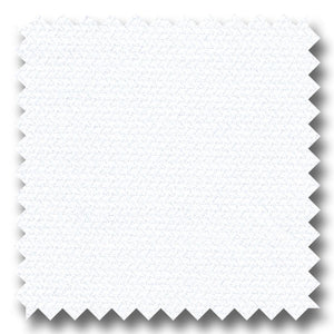 White Micro Herringbone 2Ply Dobby - Custom Dress Shirt