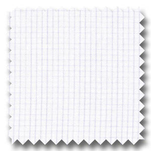 Light Blue Check 2Ply Broadcloth - Custom Dress Shirt