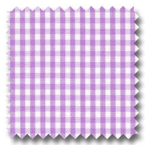 Lavender Check 2Ply Broadcloth - Custom Dress Shirt