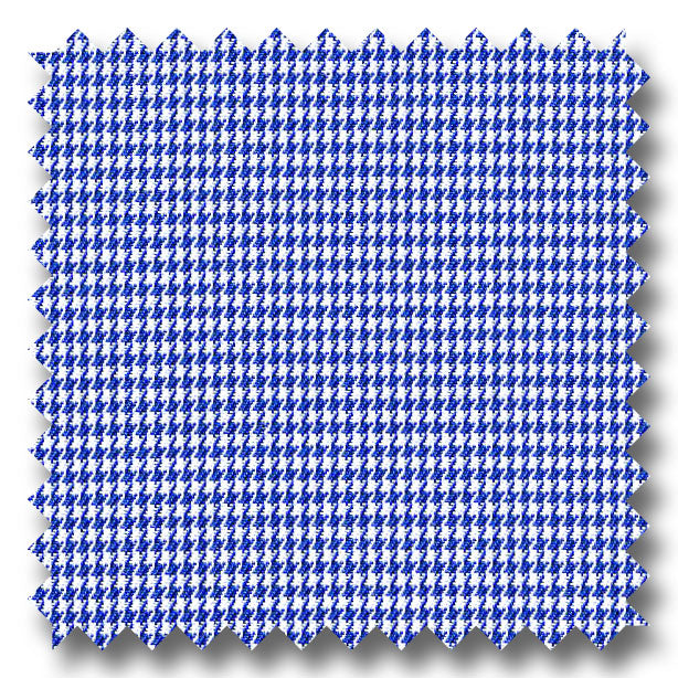 Navy Check 2Ply Mini Twill - Custom Dress Shirt