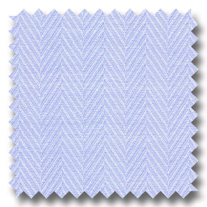 Blue on Blue Herringbone 2Ply - Custom Dress Shirt