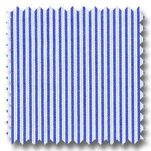 Navy Stripe 140 2Ply Broadcloth - Custom Dress Shirt