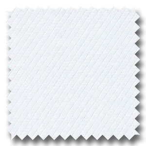 White on White Twill 2Ply - Custom Dress Shirt