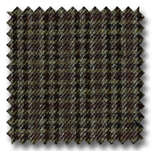 Brown and Light Brown Check 100's Twist Lambswool Custom Sport Coat