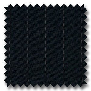 Navy with Gray Stripes 100% Wool