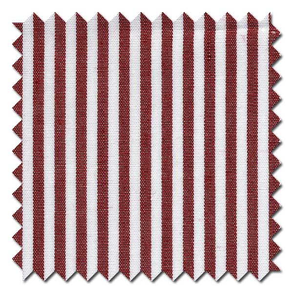Wine and White Stripe Custom Dress Shirt