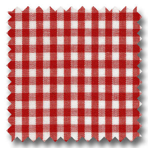 Gingham Check Pop Red - Custom Dress Shirt